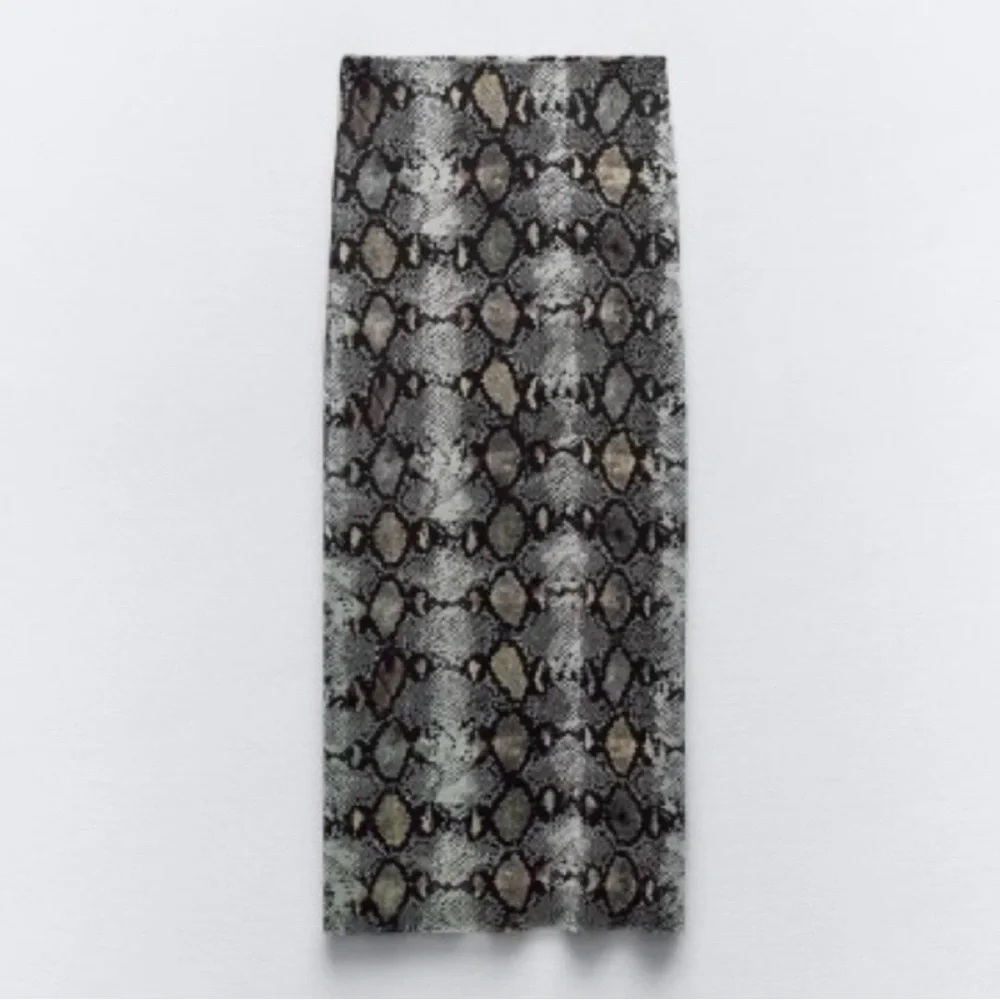 New Zara 2 Piece Coord Snake Print Tulle Top and Skirt Medium 5039/475 5039/472